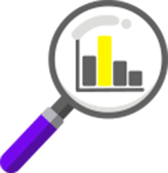 虫眼鏡のイラスト