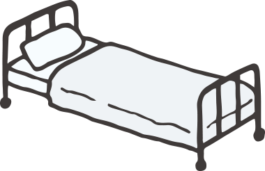 ベッドのイラスト