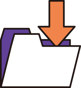 ファイルのイラスト